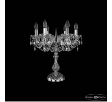 Настольная лампа декоративная Bohemia Ivele Crystal 1402 1402L/6/141-47 Ni