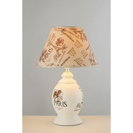 Настольная лампа декоративная Arti Lampadari Canicatti Canicatti E 4.1.T1 W