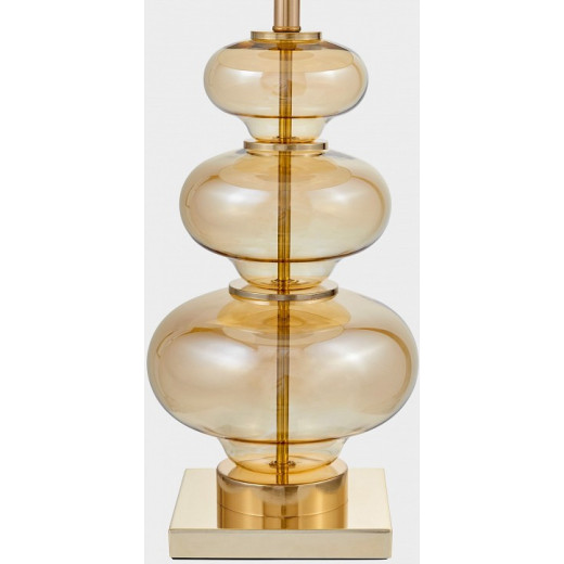 Настольная лампа декоративная LUMINA DECO Briston LDT 303 F.GD+WT