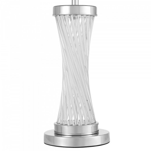 Настольная лампа декоративная LUMINA DECO Villanova LDT 302 CHR+BK
