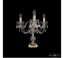 Настольная лампа декоративная Bohemia Ivele Crystal 1402 1402L/3/141-39 G