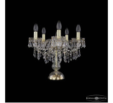 Настольная лампа декоративная Bohemia Ivele Crystal 1403 1403L/5/141-39 G