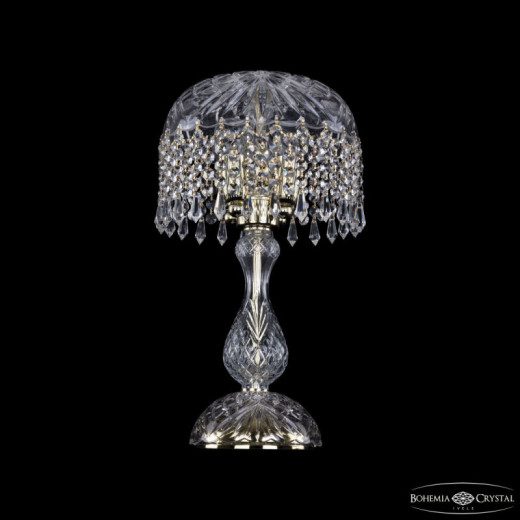 Настольная лампа декоративная Bohemia Ivele Crystal 1478 14781L1/25 G Drops