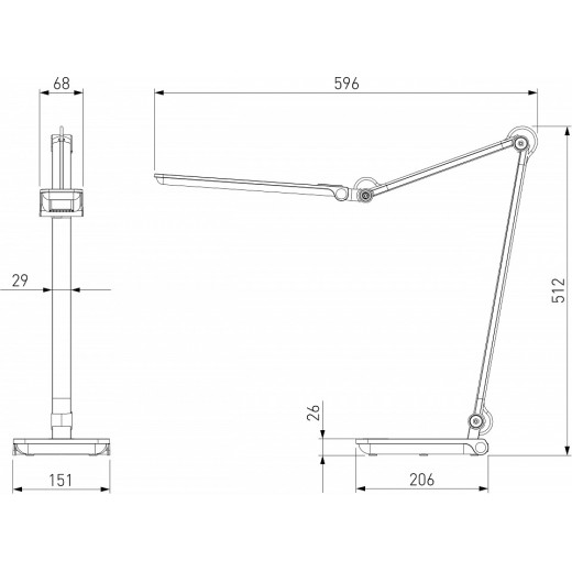 Настольная лампа офисная Elektrostandard Great a065290
