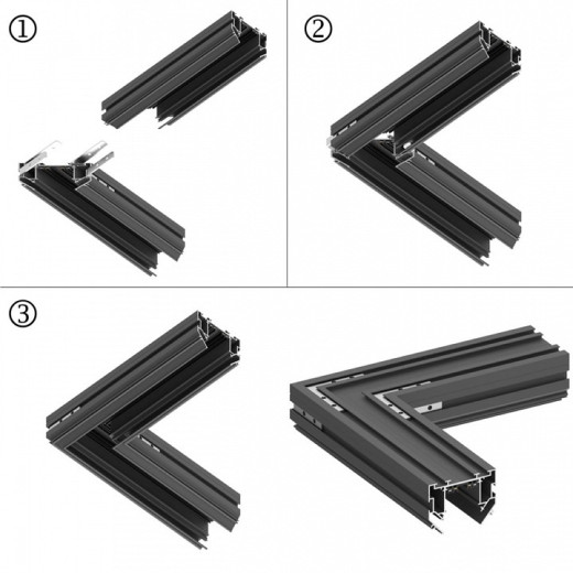 Трек встраиваемый Novotech VECTOR 220V 135304