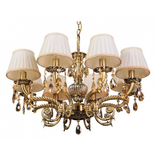 Подвесная люстра Abrasax Sylvia L.8110-8BR CRISTAL-SHADE