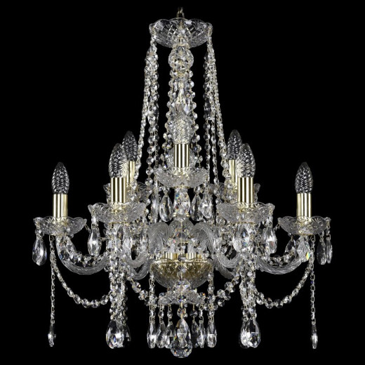 Подвесная люстра Bohemia Art Classic 11.12 11.12.6+3.195.h-63.Gd.Sp