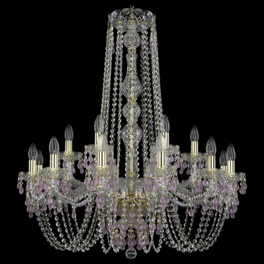 Подвесная люстра Bohemia Art Classic 11.24 11.24.12+6.300.h-94.Gd.V7010