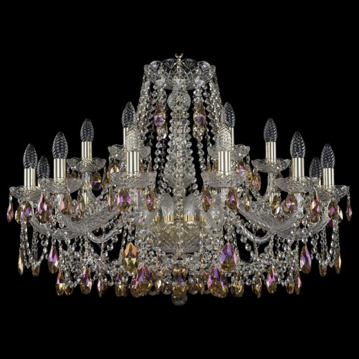 Подвесная люстра Bohemia Art Classic 11.25 11.25.12+6.300.Gd.Sp.K777