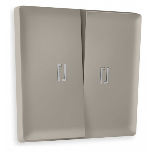 Клавиши для выключателя двухклавишного c подсветкой Ambrella Volt Quant AP3640