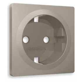 Накладка для розетки с заземлением Ambrella Volt Quant AP3660