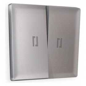 Клавиши для выключателя двухклавишного c подсветкой Ambrella Volt Quant AP5040