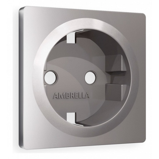 Накладка для розетки с заземлением Ambrella Volt Quant AP5060