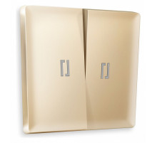 Клавиши для выключателя двухклавишного c подсветкой Ambrella Volt Quant AP6040