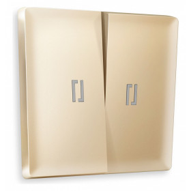 Клавиши для выключателя двухклавишного c подсветкой Ambrella Volt Quant AP6040