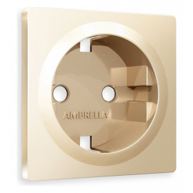 Накладка для розетки с заземлением Ambrella Volt Quant AP6060