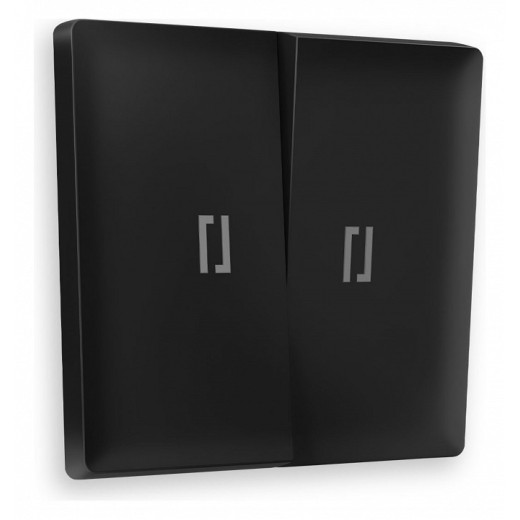 Клавиши для выключателя двухклавишного c подсветкой Ambrella Volt Quant AP8040