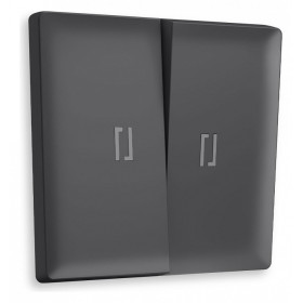 Клавиши для выключателя двухклавишного c подсветкой Ambrella Volt Quant AP9040