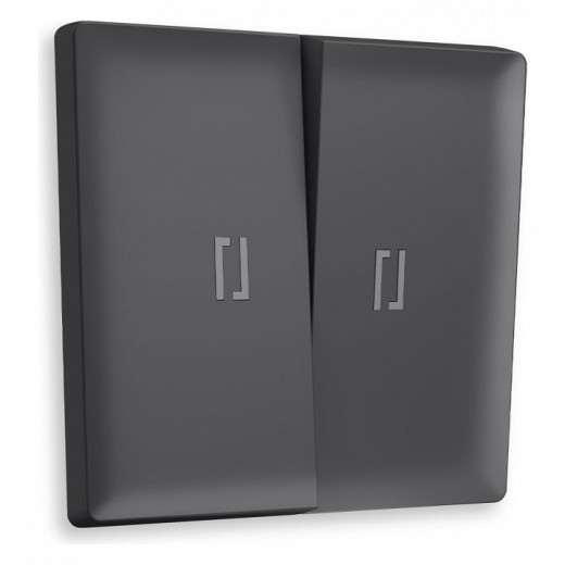 Клавиши для выключателя двухклавишного c подсветкой Ambrella Volt Quant AP9040