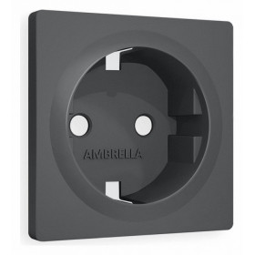 Накладка для розетки с заземлением Ambrella Volt Quant AP9060