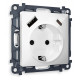 Розетка с заземлением и 2хUSB type A и C, без рамки Ambrella Volt Quant MA110010