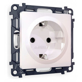 Розетка с заземлением, без рамки Ambrella Volt Quant MA206010