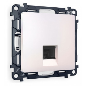 Розетка Ethernet RJ-45 и со шторками, без рамки Ambrella Volt Quant MA212010