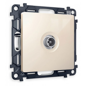 ТВ-розетка оконечная без рамки Ambrella Volt Quant MA313010