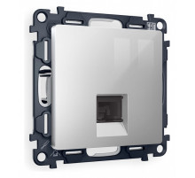 Розетка Ethernet RJ-45 и со шторками, без рамки Ambrella Volt Quant MA412010