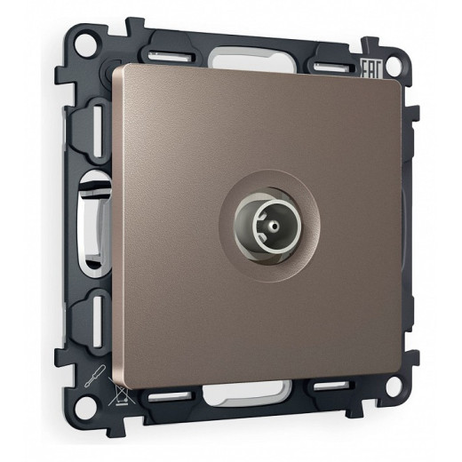 ТВ-розетка оконечная без рамки Ambrella Volt Quant MA643010