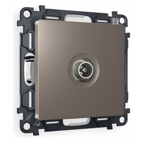 ТВ-розетка проходная без рамки Ambrella Volt Quant MA643030