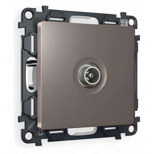 ТВ-розетка проходная без рамки Ambrella Volt Quant MA643030