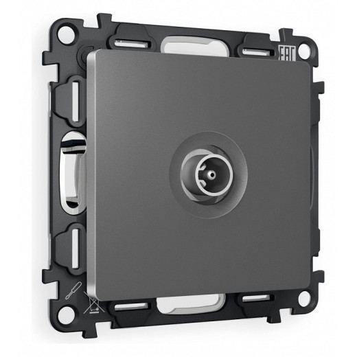 ТВ-розетка оконечная без рамки Ambrella Volt Quant MA663010