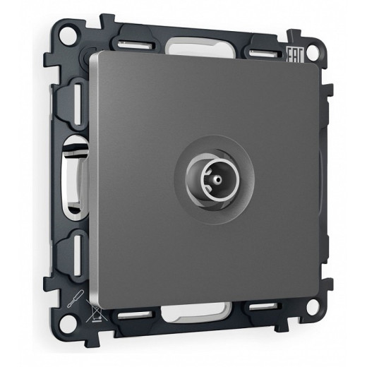 ТВ-розетка проходная без рамки Ambrella Volt Quant MA663030