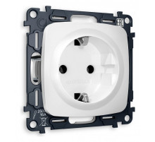Розетка с заземлением, без рамки Ambrella Volt Quant MO126010