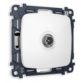 ТВ-розетка оконечная без рамки Ambrella Volt Quant MO133010