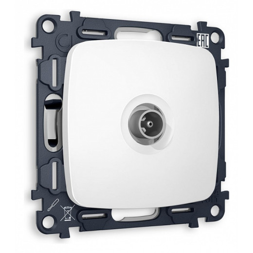 ТВ-розетка оконечная без рамки Ambrella Volt Quant MO133010