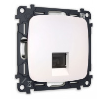 Розетка Ethernet RJ-45 и со шторками, без рамки Ambrella Volt Quant MO212010