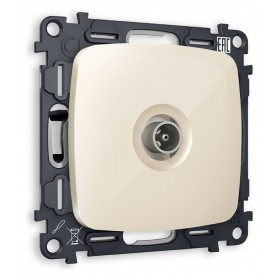 ТВ-розетка проходная без рамки Ambrella Volt Quant MO313030