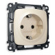 Розетка с заземлением, без рамки Ambrella Volt Quant MO326010
