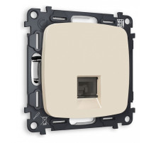 Розетка телефонная RJ-11 со штрокой, без рамки Ambrella Volt Quant MO332030