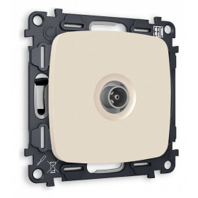 ТВ-розетка проходная без рамки Ambrella Volt Quant MO333030