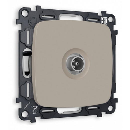 ТВ-розетка оконечная без рамки Ambrella Volt Quant MO373010