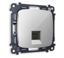 Розетка Ethernet RJ-45 и со шторками, без рамки Ambrella Volt Quant MO412010