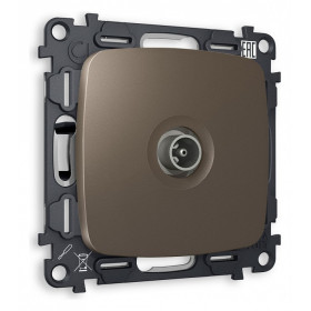 ТВ-розетка оконечная без рамки Ambrella Volt Quant MO643010