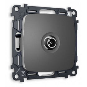 ТВ-розетка проходная без рамки Ambrella Volt Quant MO663030