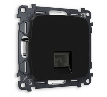 Розетка Ethernet RJ-45 и со шторками, без рамки Ambrella Volt Quant MO812010