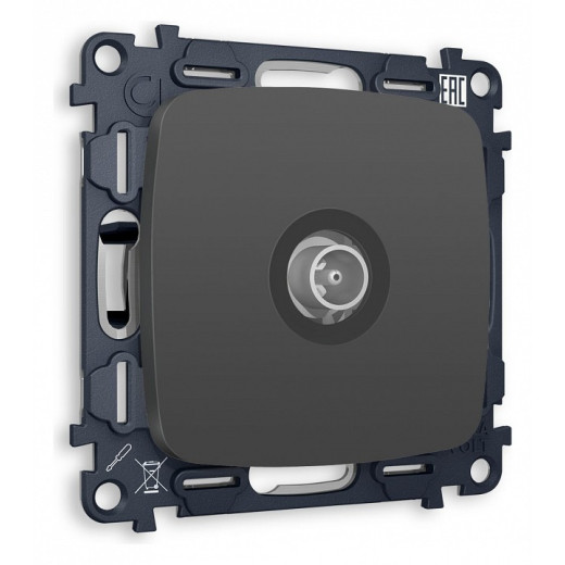 ТВ-розетка проходная без рамки Ambrella Volt Quant MO913030