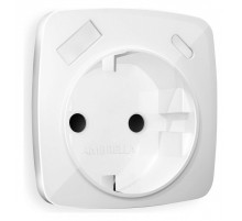 Накладка для розетки с заземлением и со шторками и 2хUSB type A и C Ambrella Volt Quant OP1100