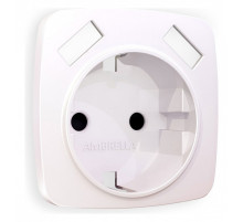 Накладка для розетки с заземлением и со шторками и 2хUSB type A Ambrella Volt Quant OP2090